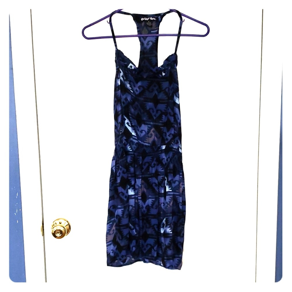 Blue and Black summer dress